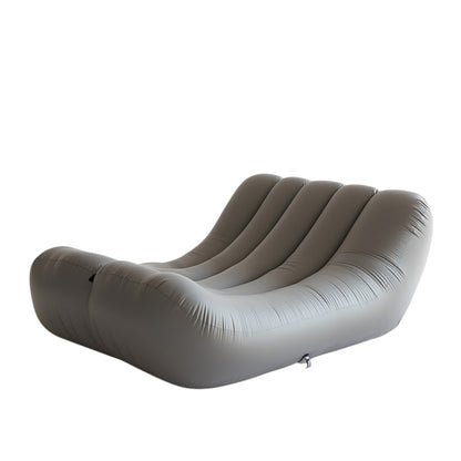 Gwhnk Inflatable Air Sofa - Portable Lazy Couch for Beach, Camping & Park - Quick-Inflate Lightweight Air Bed - Durable & Waterproof - Navy Blue