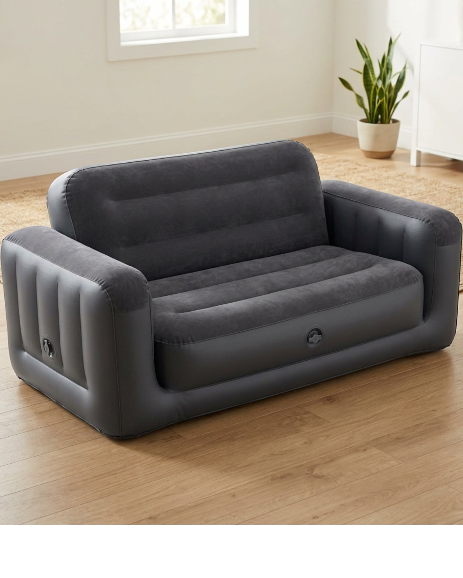 Gwhnk Two Seat Inflatable Sofa Charcoal - Lifestyle view